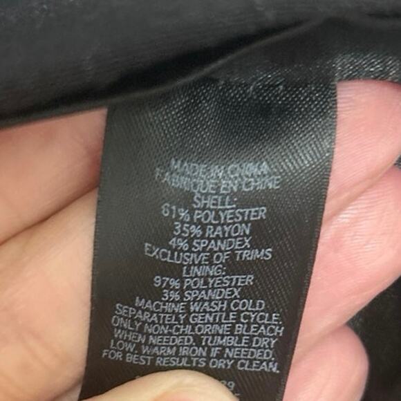 Guess Y2K Black Fitted Crop Blazer w/ Metallic Pinstripe & Corset Seaming Small - Picture 16 of 16